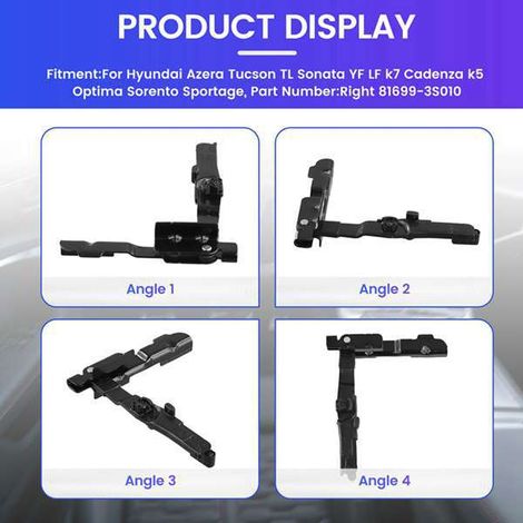 816993S010 is applicable to the sliding linkage of the right rear sunroof of the Hyundai Azera. (1/5)