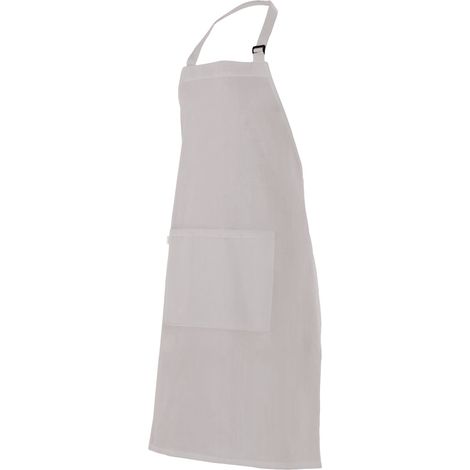 Tablier bavette velilla vêtement de protection unisexe gris