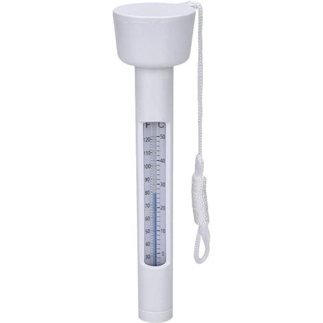 Whirlpool-Thermometer – Tragbares, schwimmendes Poolthermometer, wasserdichtes Whirlpool-Thermometer, leicht ablesbar mit Trageschlaufe