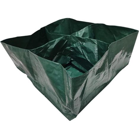 Grandir Pot de Fleur carré Potager surélevé omatome Pots pour Plantes lit de Pot de jardinière Sacs de Culture de Jardin la Grille légume de pépinière Fruit (1/5)