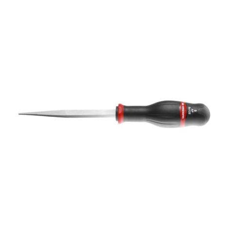 Facom – Pointe carrée Protwist 6x80 – Acier traité – Manche ergonomique – Pour avant-trou, chanfreinage, ébavurage