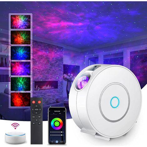 Wi-Fi LED Starry Projector – Connected Galaxy Night Light, Voice Control and Dimming, Decoration for Children's & Adults' Bedrooms (1/5)