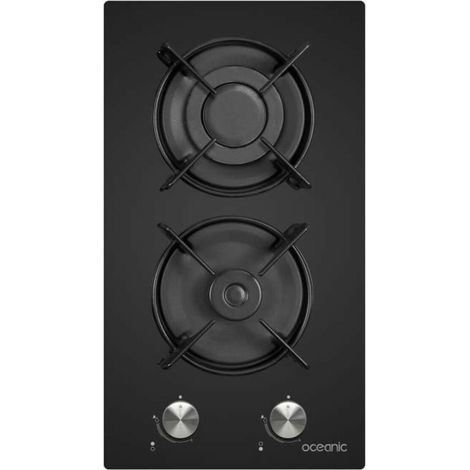 Oceanic OCEATG2VB Gaskochplatte schwarz 2 Brenner