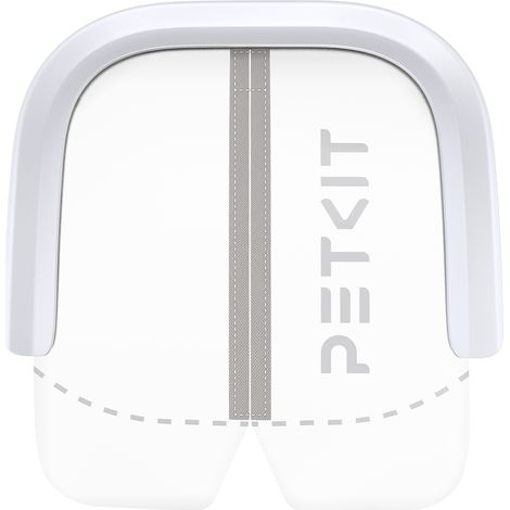 PETKIT Magnetischer Staubschutzvorhang 2.0 für PUROBOT MAX PRO & PURAMAX 2, Reduziert Streuverschleppung, Geruchsisolierung, Magnetverschluss, Halbtransparent, Einfache Reinigung (1/5)