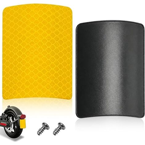 Support de Plaque d'immatriculation pour Scooter Electrique, Feu Arrière Support Plaque avec vis et des autocollants, Support de Plaque d'immatriculation Compatible avec 2 (1/5)
