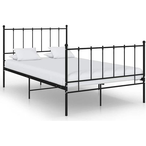 Maison Exclusive - Giroletto Nero in Metallo 120x200 cm (1/5)