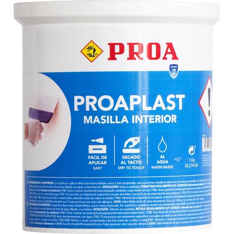 PROAPLAST MASILLA INT. 1 Kg.,  1lts (1/2)