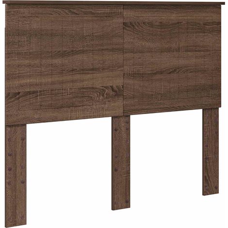 Maison Exclusive - Testiera con testiera Rovere Marrone 120 cm Legno multistrato