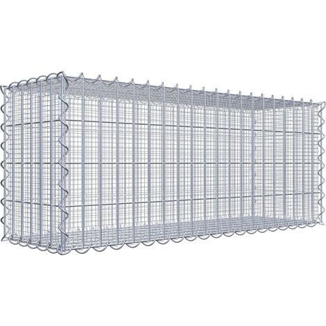 Gabiondeco - Gabion à mailles très fines pour gravillon 100 cm x 40 cm x 30 cm (L x H x P). maille 5 x 10 cm. spirale - Made in Germany (1/3)