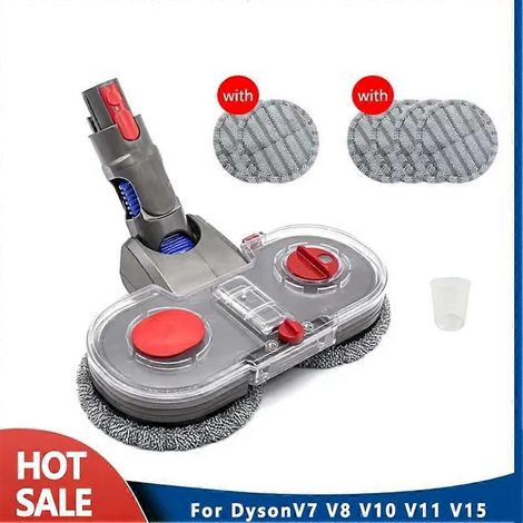 Kit de tête de balai électrique pour aspirateurs V7, V8, V10, V11 et V15, accessoire de nettoyage avec réservoir d'eau (1/5)