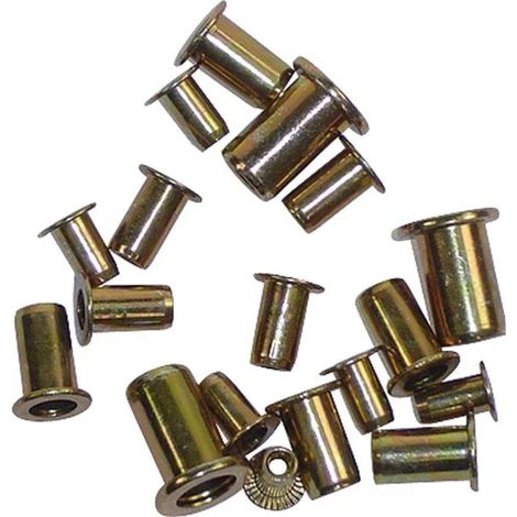 Juego de tuercas ciegas 100 piezas - M3, M4, M5, M6 25 unidades cada una (1/3)