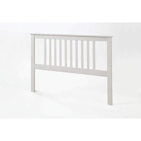 Moblit  Tabac Cabecero Pino Macizo, para  somier de 90, Color Blanco Translucido, Medida 100x102x2 (Alto-Ancho-Fondo)