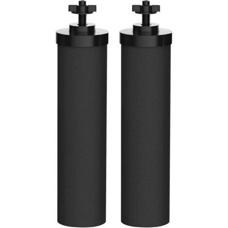 Filtre à eau cartouche filtrante compatible Berkey – Charbon actif sans plomb – 2 pièces pour systèmes de purification – Remplace 6000 gallons - BB-9-2 (1/5)