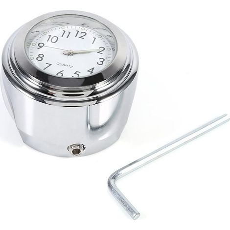 Monture de Guidon de Moto avec Chronomètre Horloge de Guidon de Moto Etanche (1/5)