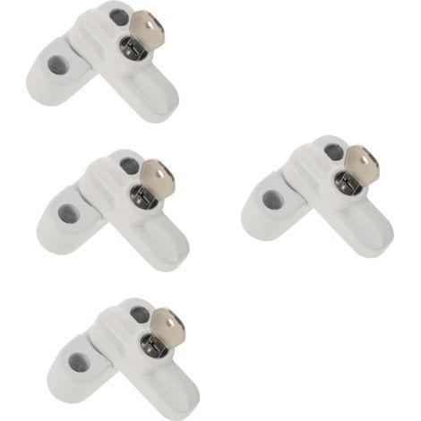 Lot De 4 Limiteurs De Verrouillage De Fenêtre En Forme De T Loquets De Portail Teintés Verrouillage Numérique Manivelle Verrouillage De Fenêtre Serrure De Porte À Pince