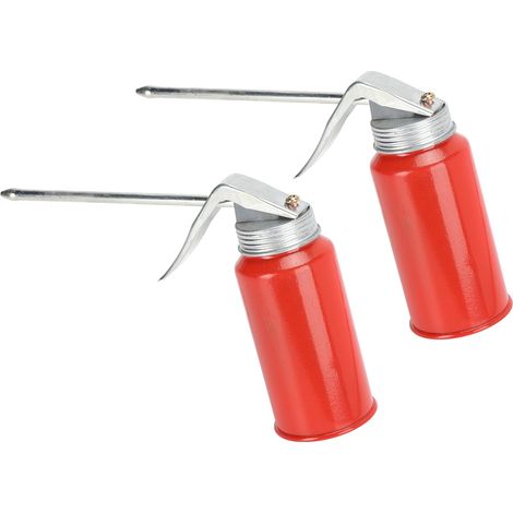 Ölkanne mit 2-teiliger Handpumpe, kaltgewalzter Stahl, 200 ml, für Lager und Motorräder, Sprühfetter. (1/5)