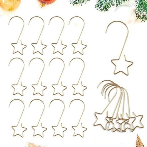Christmas Hooks - 100 Pieces - Metal - Reusable - Tree Decorations (1/4)