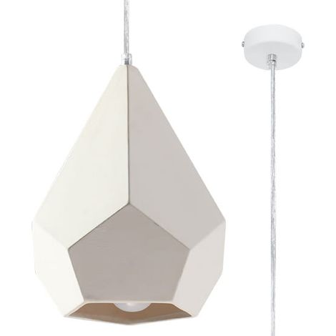 Lámparas colgantes Pavlus blanco cerámica 1xE27 25cm Sollux (1/5)