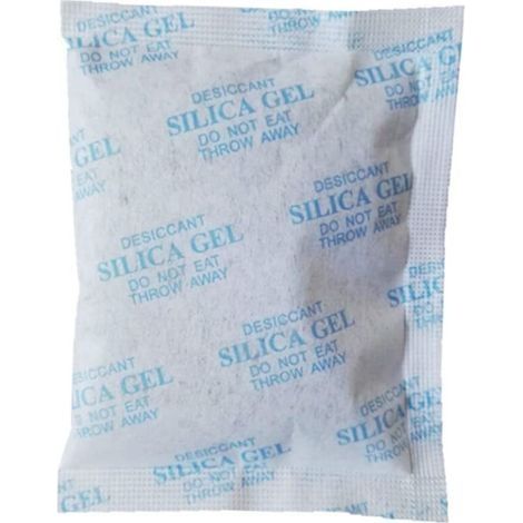 100 pièces Sachets De Gel De Silice Absorbeur Humidité Pour Prévention Corrosion Couleur Bleu Ciel (1/5)