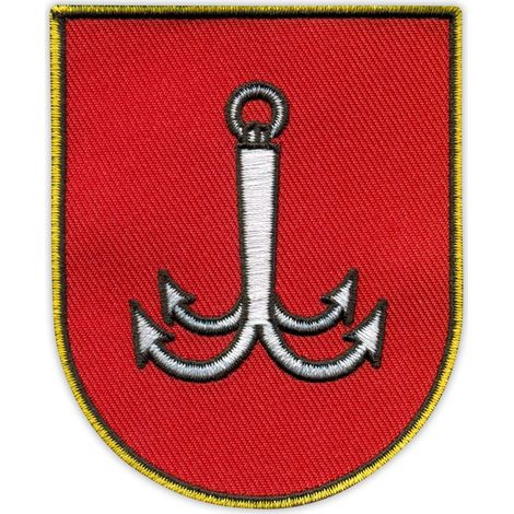 Parche con el escudo de armas de la ciudad de Odessa - Reverso magnético - Parche/Insignia/Emblema bordado