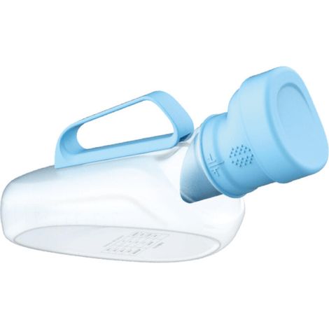 Spritzwassergeschützte Flasche, auslaufsicheres Urinal, Urinauffangbehälter, tragbares Urinal, Urinflasche für Eltern (1/5)