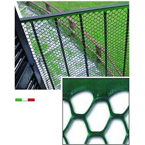 Vigor Blinky 78705 Rete Plastica Esagonale 5 m altezza 100 cm maglia 20x19 mm colore Verde