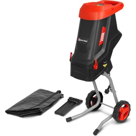 Elektrischer Gartenhäcksler 2600W mit 45L Sammelbeutel