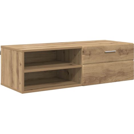 Armario de Madera con cajón Roble artesanal 100,5 x 39 x 30 cm vidaXL