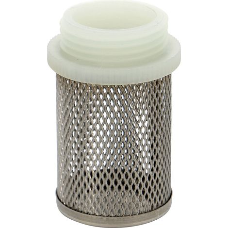Crépine inox avec raccord mâle BSP en Nylon - Série 392 40x49 (1/2)