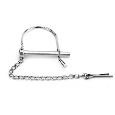 Goupille De Sécurité Semi-Circulaire Zinguée - Pour Attelage Remorque Et Bateau - Acier Marin Robuste - Lot De 1 (1/5)