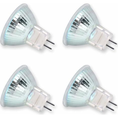 MR11 GU4 LED 2W Bianco Freddo 6000k, 120° 200LM, Alogena MR11 10W 20W Equivalente, AC DC 24V 12V GU4 35mm Faretto LED da Incasso per Mobile da Cucina Camper, Non Dimmerabile, Confezione da 4
