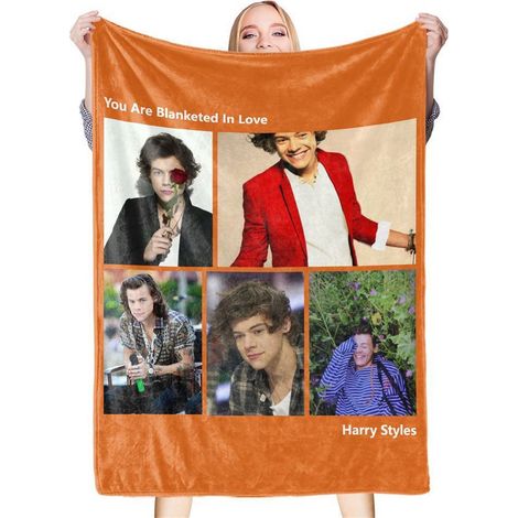 Bunte, bedruckte Decke aus weichem, hautfreundlichem Polyester, maschinenwaschbar, ideal für die ganze Familie – 120 x 150 cm BL602G-2 (1/5)