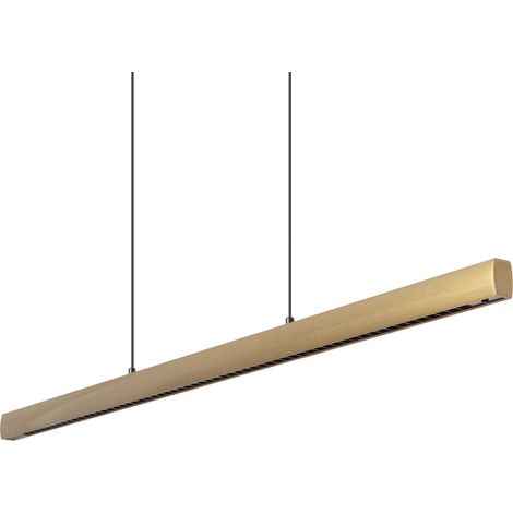 LED Pendelleuchte Lineal 24W Aluminium CCT Doppelseitige Beleuchtung Funky Zapp Wählbar (Warm-Neutral) 2700K - 3500K - 4000K Gold Matt / Messing (1/5)