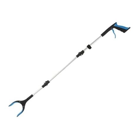 Outil de préhension – ramassage pliable Pince robuste d'aide à la mobilité pour extension du bras Bleu - (1/5)