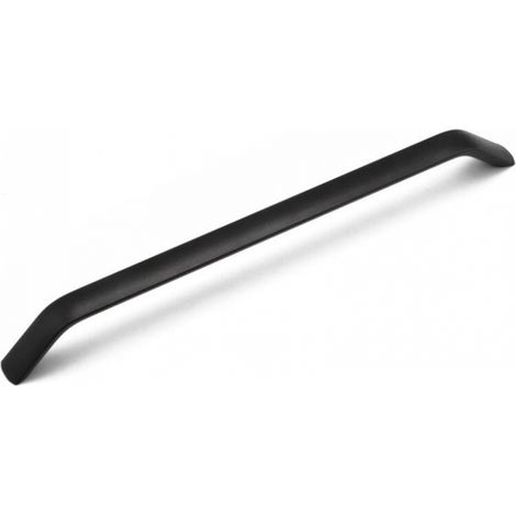Lot de poignées et boutons tiroir pour armoire cuisine chambre à coucher distance centrale processus sablage mm 10 224 noir (1/5)