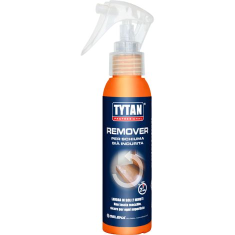 Pulitore per schiuma poliuretanica già indurita Tytan Remover ml. 100 (1/3)
