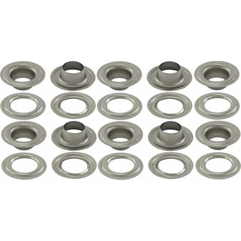 10x œillets 16mm (mâle + femelle) acier galvanisé pour bâche piscine jardin anneaux tente camping voile bateau remorque tracteur (1/2)