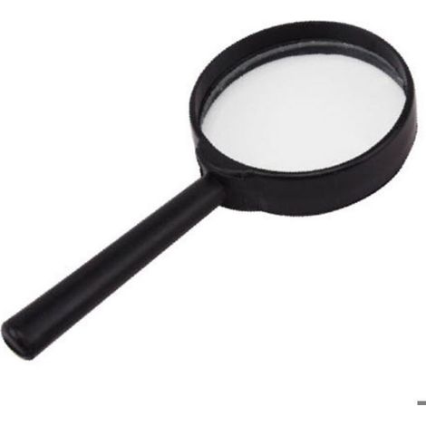Loupe de lecture avec grossissement 10x, lentille de 80 mm et miroir incassable pour (1/5)