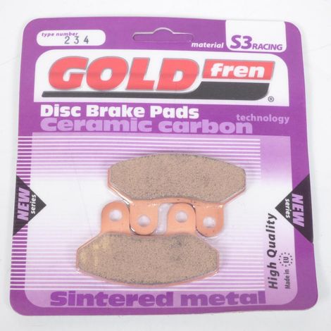 Bremsbelag gold fren für Scooter sym 125 rs 2004 bis 2006 avg neu (1/2)