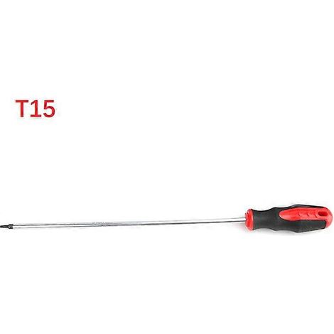 Tournevis Torx hexagonal allongé magnétique T15/T20/T25/T27/T30 avec embouts de tournevis fixés par trou