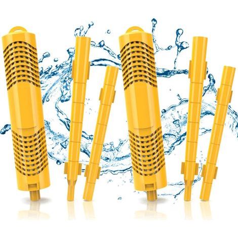 Lot de deux filtres pour évier de cuisine - cartouches filtrantes minérales - taille universelle (1/5)
