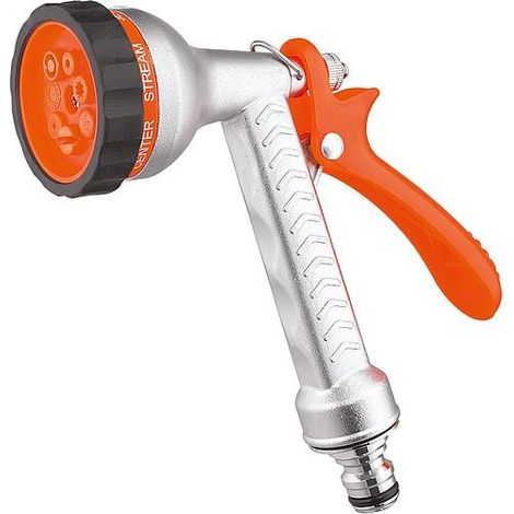 Pistolet d'arrosage 7 jets raccord rapide - Claber