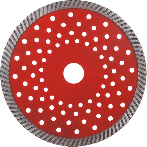 Disque diamant 180mm pour meuleuse, accessoire de découpe pierre, céramique, marbre. (1/5)