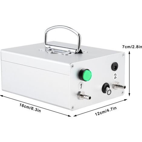 Vakuumpumpe für elektrische Melkmaschinen mit Pulsationssystem - Aluminiumlegierung, Kupfer, ABS - 48 W, 50-60 Hz - 100-240 V EU-Stecker - Für Schafzuchtbetriebe, Nutztiere (Kühe, Pferde, Esel)