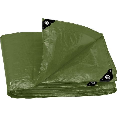 Lona verde olivo para uso intensivo - 2x3 m