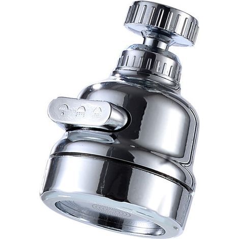 Aireador de grifo de cocina giratorio 360° – Aireador universal, compatible con 3 modos de flujo, antisalpicaduras y ahorrador de agua, filtro de agua, para grifos de cocina y baño (3 mod (1/5)