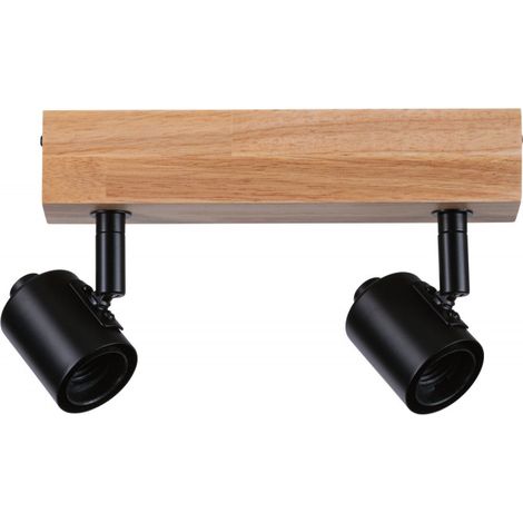 Plafonnier Spotlight Arvid E27 230V Max. 2x20w Noir dimmable (1/5)