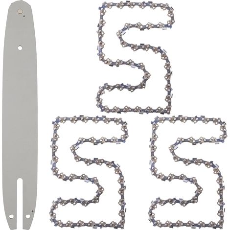 Équivalent pour Stihl HT 70, HT 75 + 3 chaînes de scie 12" 30cm 1.1mm 3/8LP 44TG 7T A074 MAMUTH (1/5)