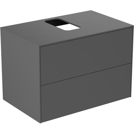 IS Obere Schubladenfront Conca f. WTU 780x267mm Anthrazit
