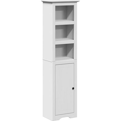 Meubles de Rangement,Armoire de salle de bain BODO blanc 44x30x160 cm CFW382030 (1/5)